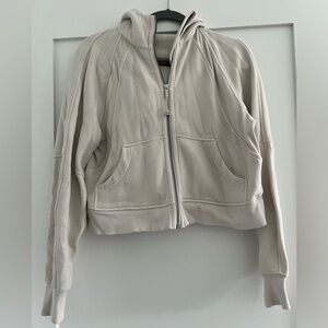 Lululemon Scuba full zipped cropped hoodie